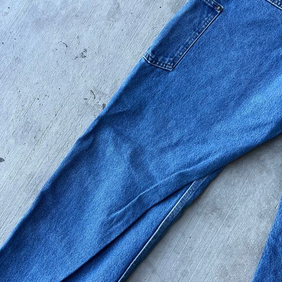 Vintage Y2K Carhartt blue denim jeans double knee work wear carpenter pants - Picture 8 of 8